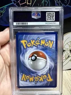 Pokemon TCG Team Rockets Meowth Card 203/182 Destined Rivals PSA 9 - Image 2