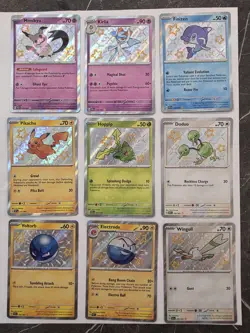 Pokemon TCG Shiny Card Lot Of 18 Paldean Fates Near Mint - Image 1