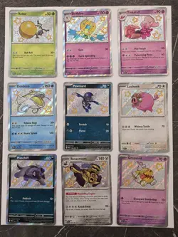 Pokemon TCG Shiny Card Lot Of 18 Paldean Fates Near Mint - Image 3