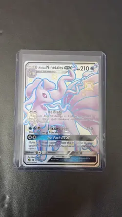 Pokemon Alolan Ninetales GX SV53/SV94 Hidden Fates Shiny Vault Holo Card - Image 1