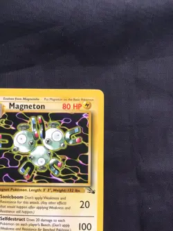 Pokemon Cards: Fossil 1st Edition Rare: Magneton 26/62 - Image 3
