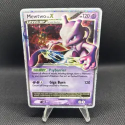 Mewtwo Lv. X - DP28 - Pokemon Diamond & Pearl Promo Ultra Rare Card DMG - Image 1