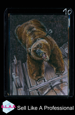 SKETCHAFEX SKETCH CARD GAME OF THRONES LEGENDS OF THE REALM SIGNED 2014 EN - Image 1