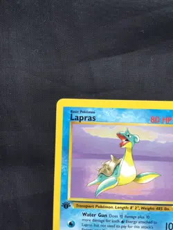 Pokemon Cards: Fossil 1st Edition Rare: Lapras 25/62 - Image 2