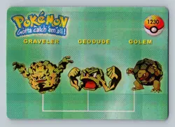 Pokemon Card - Graveler, Geodude & Golem #1230 - Vending Machine - Holo - Image 1