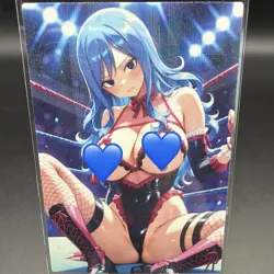 Juvia Lockser Anime Waifu Card Doujin ACG Goddess Holo - Image 1