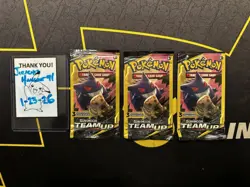 Sun Moon Team Up Tag Team 3-Card Booster Packs New - Image 1