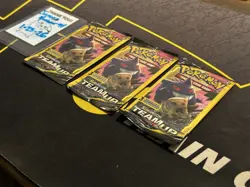 Sun Moon Team Up Tag Team 3-Card Booster Packs New - Image 2