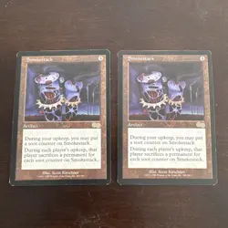 MTG - 2X Smokestack - Urza's Saga - LP - See pics - $1 Shipping - Image 1