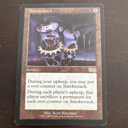 MTG - 2X Smokestack - Urza's Saga - LP - See pics - $1 Shipping - Image 5