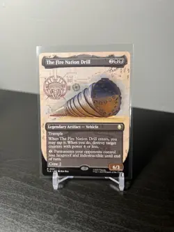 The Fire Nation Drill (Borderless) MTG: Avatar The Last Airbender (Non-Foil) - Image 1