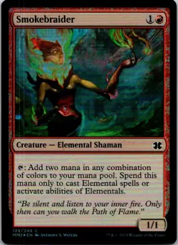 Magic the Gathering Foil Smokebraider Modern Masters 2015 MTG Free Shipping! - Image 1