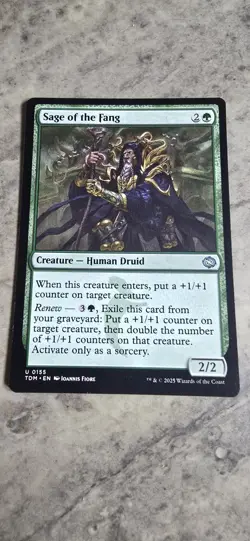 Sage of the Fang Tarkir: Dragonstorm Regular Creature Uncommon MTG NM - Image 1