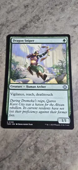Dragon Sniper Tarkir: Dragonstorm Regular Creature Uncommon MTG NM - Image 1