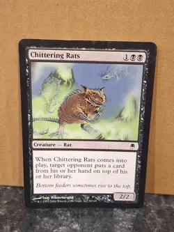 Chittering Rats - Darksteel - Magic the Gathering MTG Nice! - Image 1