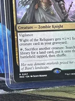 MTG Wight of the Reliquary RARE 0207 Modern Horizons 3 NM/Mint - Image 5