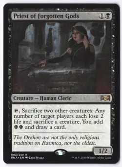 Priest of Forgotten Gods R Ravnica Allegiance 83 NM - Image 1