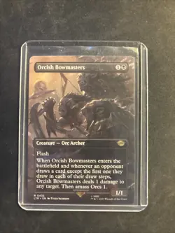 Orcish Bowmasters - Borderless - Magic MTG 2023 Lord of the Rings NM - Image 1
