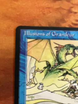 MTG Illusions of Grandeur Ice Age Lightly Played Condition Blue Vintage!!! - Image 3