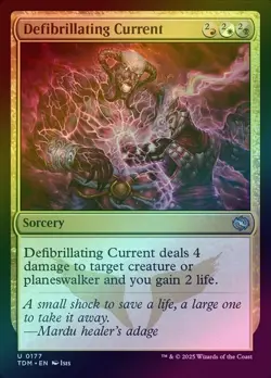 Defibrillating Current (Foil) (TDM) Tarkir: Dragonstorm - NM - Image 1