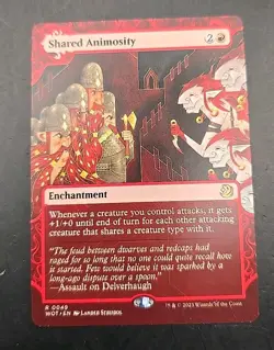 Shared Animosity Wilds of Eldraine: Enchanting Tales MTG Regular Lightly Played - Image 1