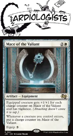 Mace of the Valiant 0221 | Magic the Gathering MTG | FDN Jumpstart | Rare | NM - Image 1