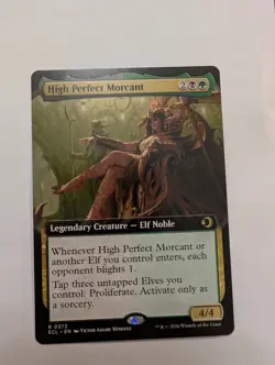 MTG Lorwyn Eclipsed High Perfect Morcant 0373 Extended Art NM - Image 1