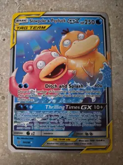 Pokemon TCG Slowpoke Psyduck GX Holo Card 35/236 MINT - Image 1