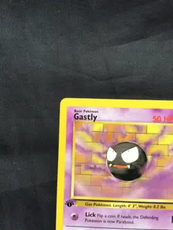 Pokemon Cards: Fossil 1st Edition Uncommon: Gastly 33/62 - Image 2
