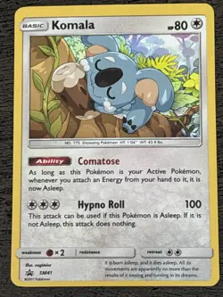Komala SM41 Holo Promo Pokemon Card - Image 1