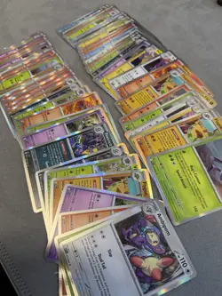 65 Cards Pokemon Phantasmal Flames Bulk Bundle ALL Holos Included - Image 1