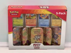 Pokemon TCG Scarlet & Violet 151 5-Pack of Mini Tins and 4 Promos Costco Bundle - Image 1