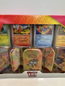 Pokemon TCG Scarlet & Violet 151 5-Pack of Mini Tins and 4 Promos Costco Bundle - Image 4