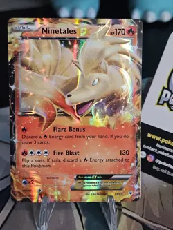 Ninetales EX ULTRA RARE 13/83 Pokemon XY Generations TCG Holo 2016 LP - Image 1