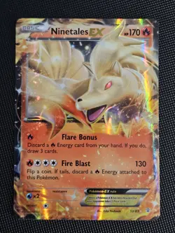 Ninetales EX ULTRA RARE 13/83 Pokemon XY Generations TCG Holo 2016 LP - Image 2