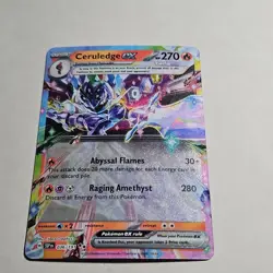 Pokemon Ceruledge ex 036/191 Sv08: Surging Sparks Holo Double Rare - Image 1