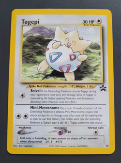 Togepi Black Star Promo 30 Rare Pokemon Wizards of the Coast - Image 1