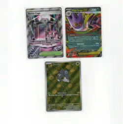 Pokemon Card Lot - Nymble Illustration Rare, Mega Gengar EX, Battle Cage Trainer - Image 1