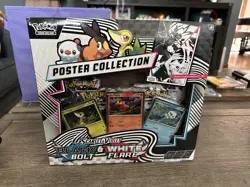 Pokemon Black Bolt And White Flare Unova Poster Collection Box! 4 Booster Packs - Image 1