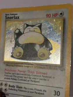 Pokemon TCG Snorlax Jungle Holo Rare HP see pics for condition - Image 4