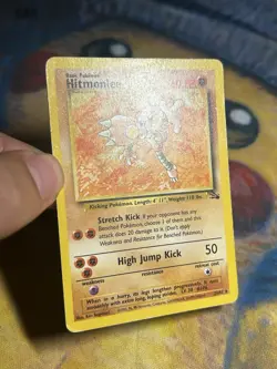 Hitmonlee 22/62 Fossil Set Unlimited Non Holo Rare Pokemon TCG English Wotc - Image 3