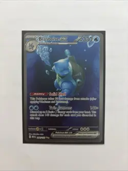 Pokemon Scarlet & Violet 151 TCG Blastoise EX 200/165 Sir Special Illustration - Image 1