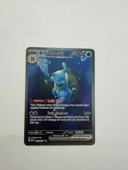 Pokemon Scarlet & Violet 151 TCG Blastoise EX 200/165 Sir Special Illustration - Image 5