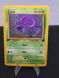 Pokemon Zubat 70/82 Team Rocket 1st edition NM - Image 1
