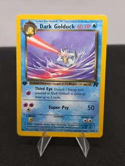 DARK GOLDUCK 2000 POKEMON TEAM ROCKET 1ST EDITION UNCOMMON 37/82 Q6233 - Image 1