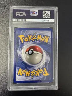 1999 Pokemon Game Pikachu #58 Red Cheeks-Shadowless PSA 8 - Image 2