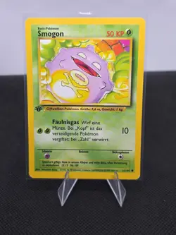 1st Edition GERMAN Koffing 51/102 Pokemon TCG WOTC Base Set MINT - Image 1