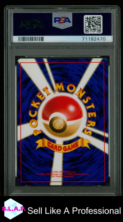 VOLTORB POKEMON 100 1996 JAPANESE BASIC - JP PSA 9 - Image 2
