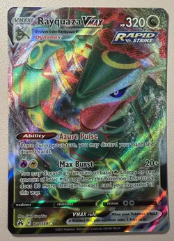 POKEMON TCG Rayquaza VMAX 102/159 Crown Zenith Holo - Image 1