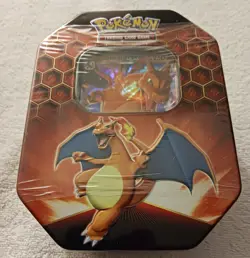 Pokemon TCG Sword & Shield Hidden Fates (Factory Sealed) Charizard Collector Tin - Image 2